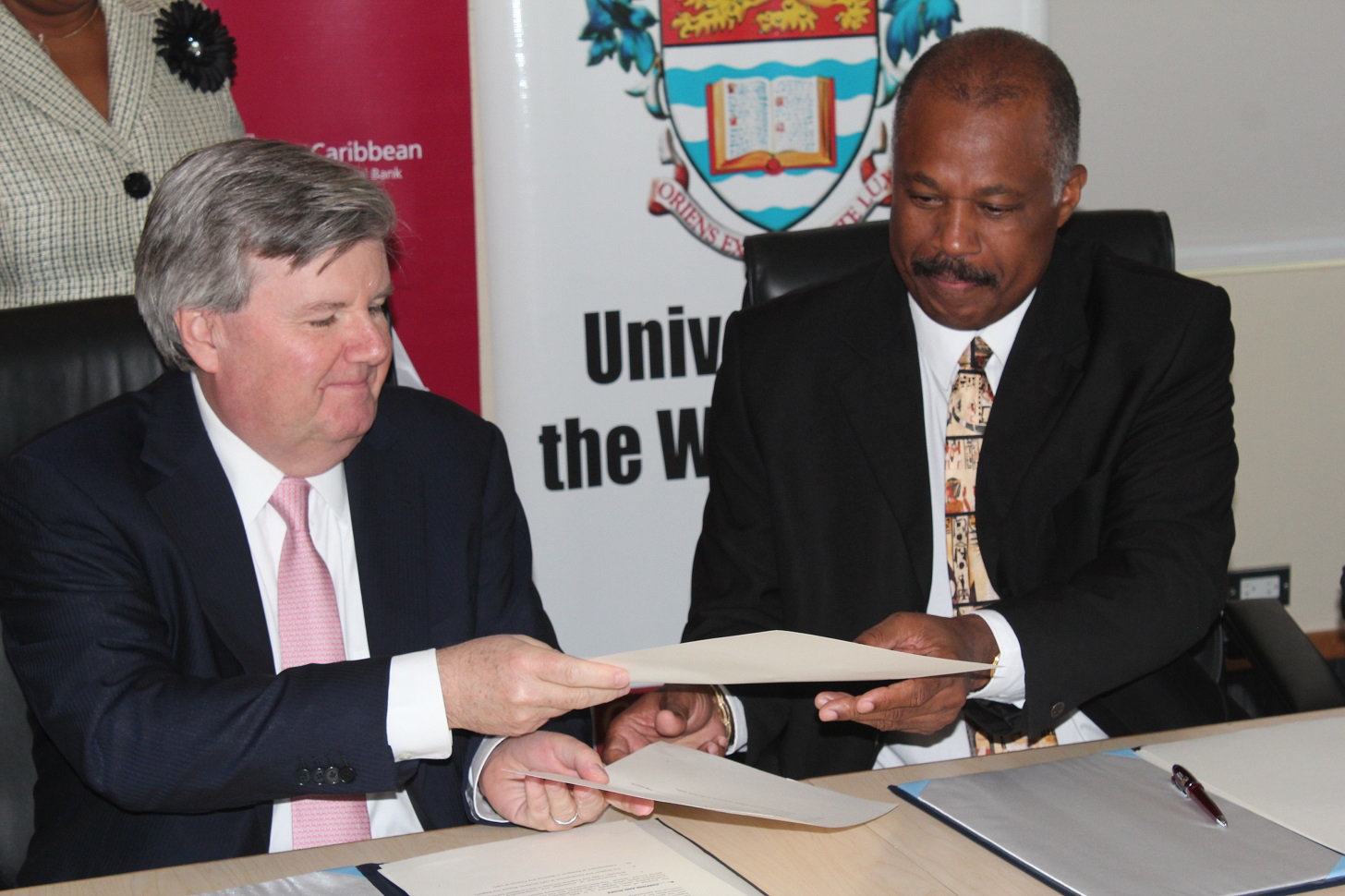 CIBC FirstCaribbean contributes over US $1.425 million to  University of the West Indies for regional development