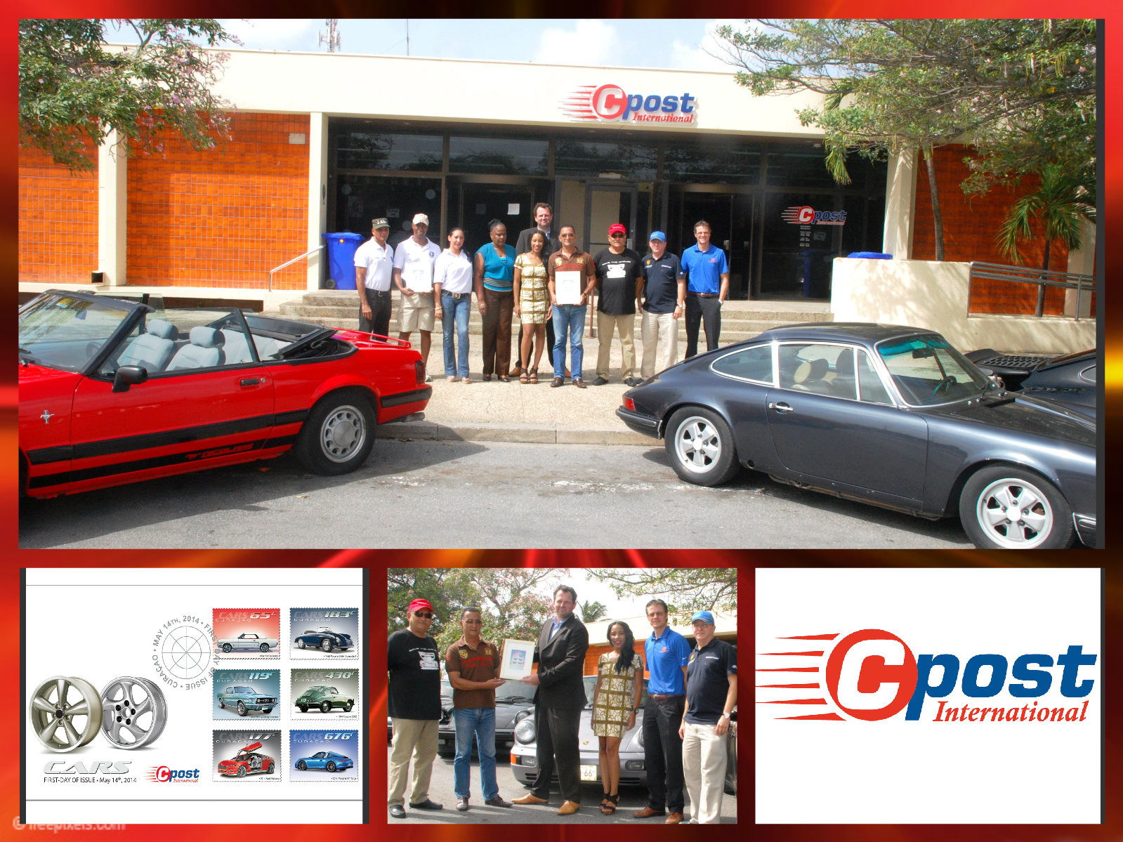 50ste verjaardag van de Ford Mustang en de 50ste verjaardag van de Porshe 911