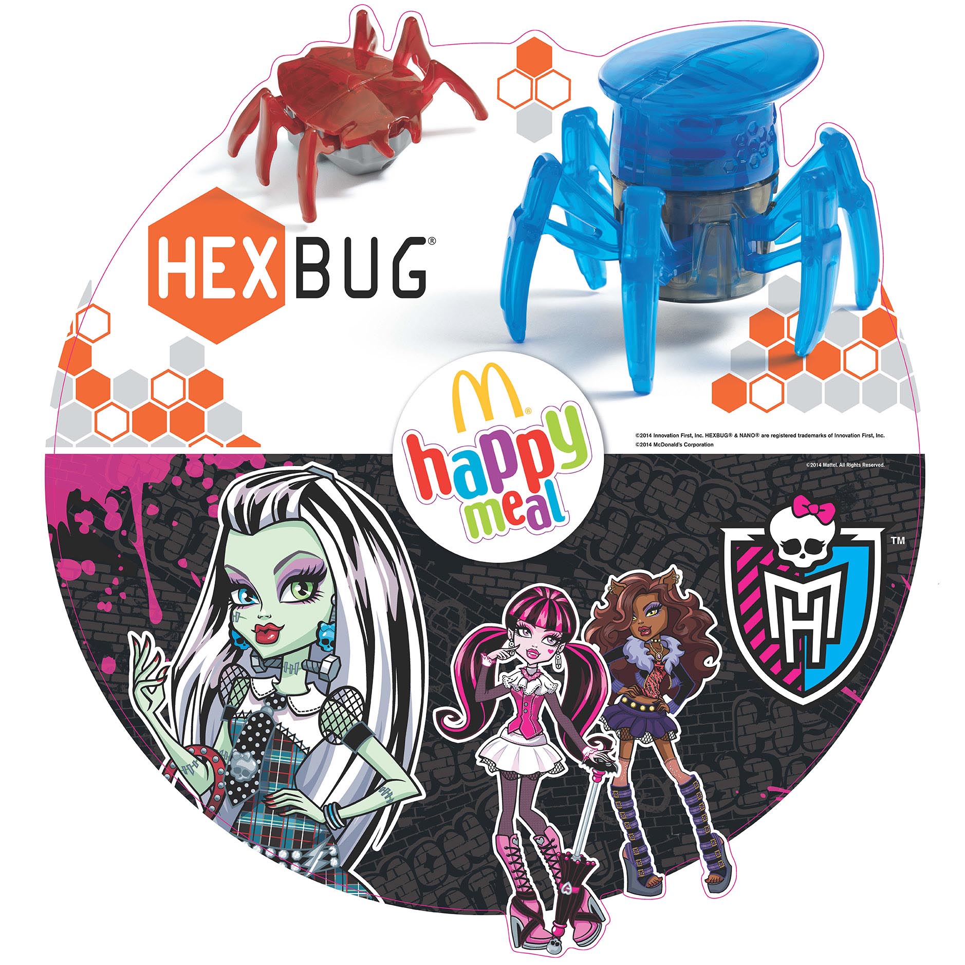 McDonald’s Kòrsou ta introdusí Happy Meal nobo di  Monster High™/ Hex Bug ®