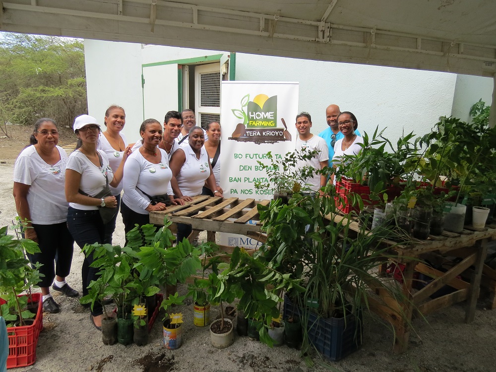 Grupo empresarial di Home Farming Tera Krioyo presenta na feria di AKV