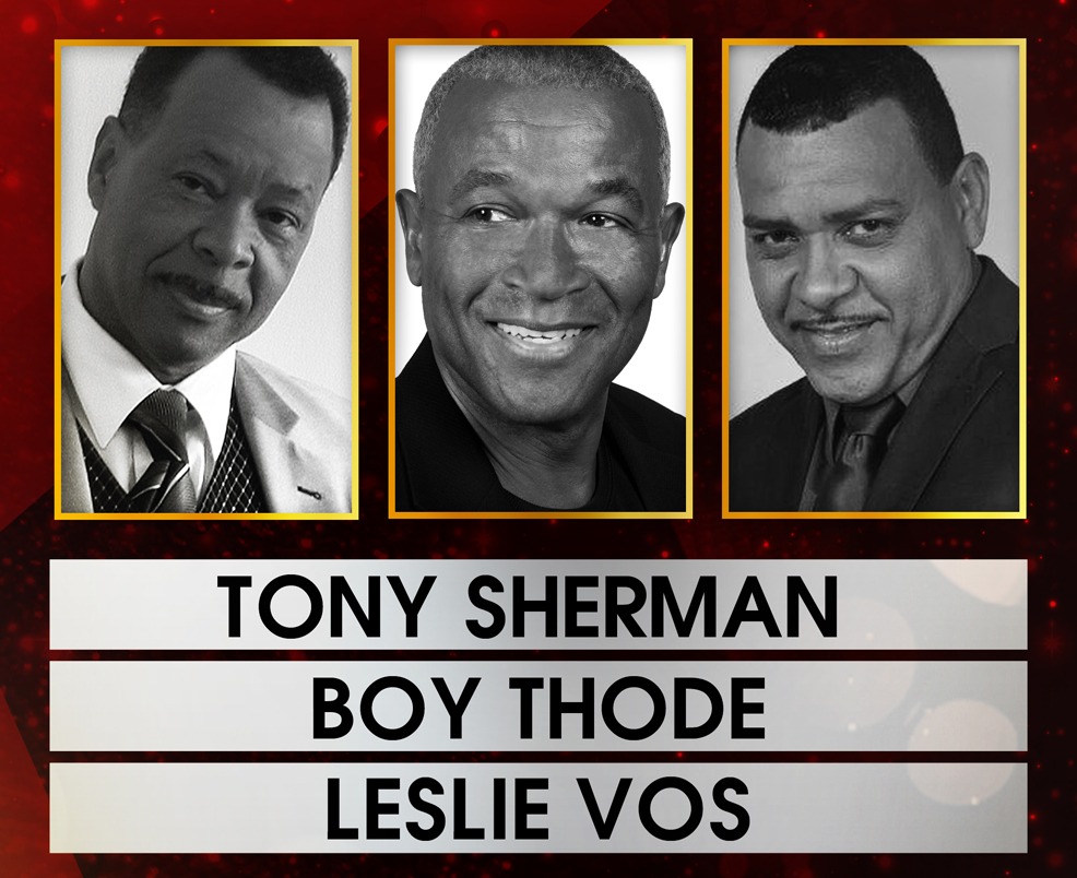 Tony Sherman, Leslie Vos i Boy Thode den “Gentlemen Christmas Dinner Show” dia 20 di desèmber próksimo!