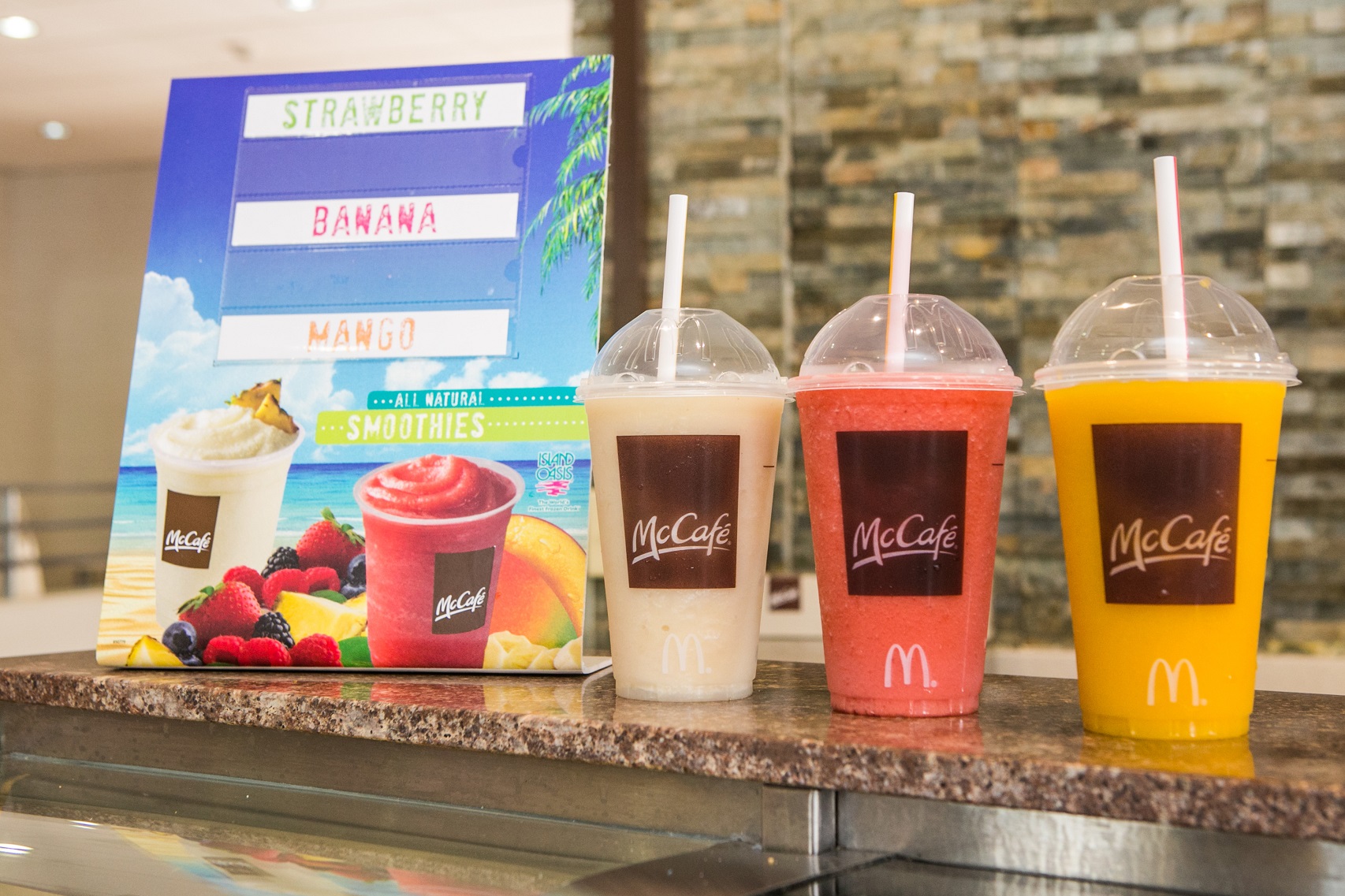 McDonald’s ta lansa 3 McCafé Smoothie nobo na Kòrsou