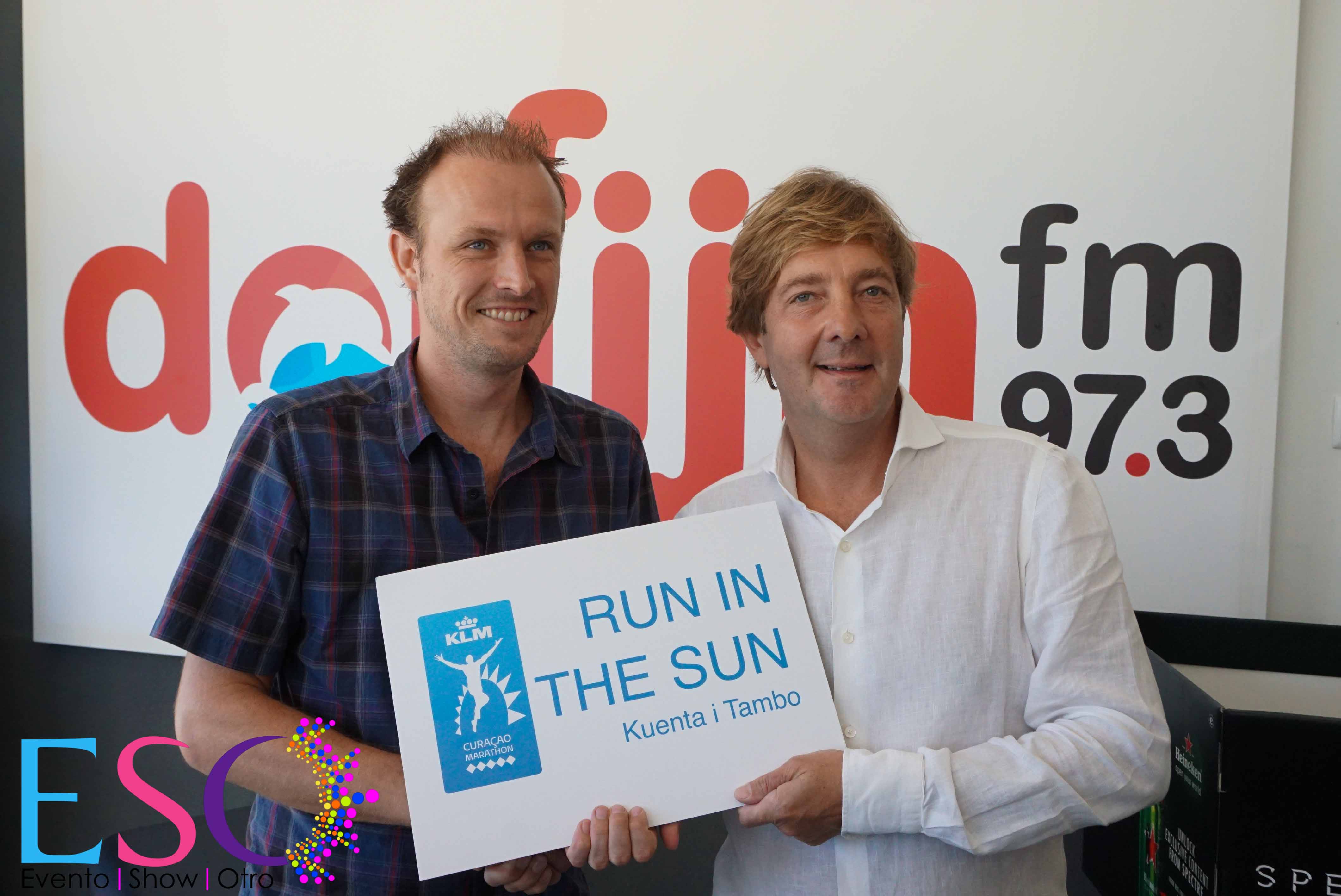 Launch of official KLM Curacao Marathon song ‘Run in the Sun’ and participation in grand reopening of Queen Emma Bridge