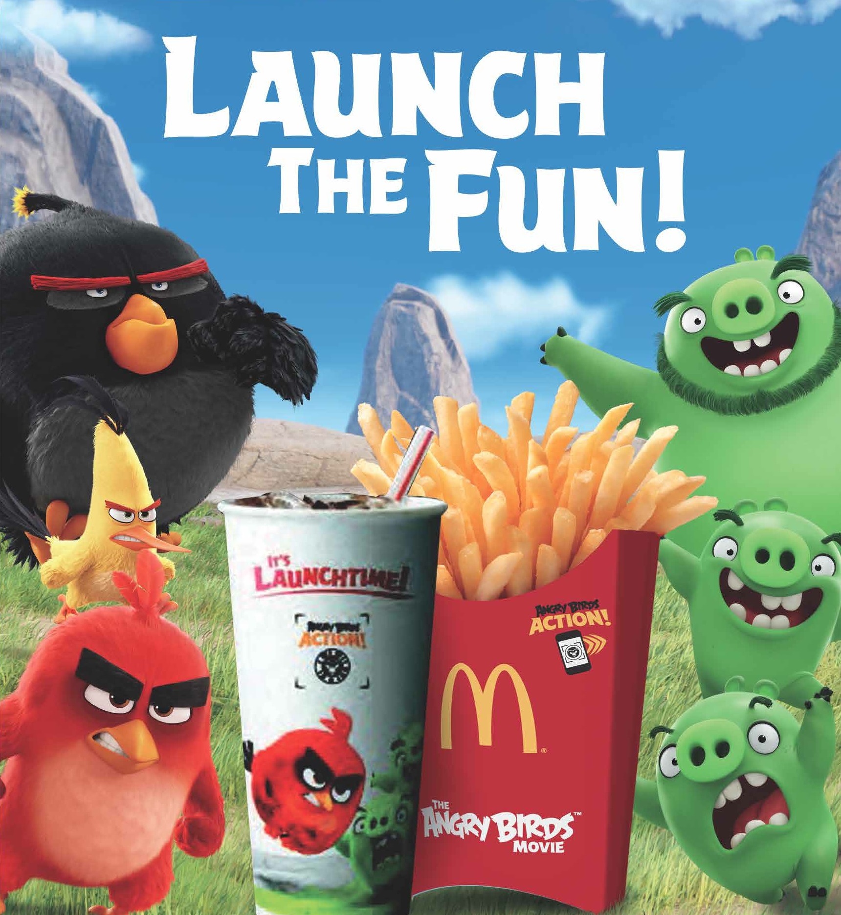 McDonald’s ta lansa “Angry Birds Movie Happy Meal”