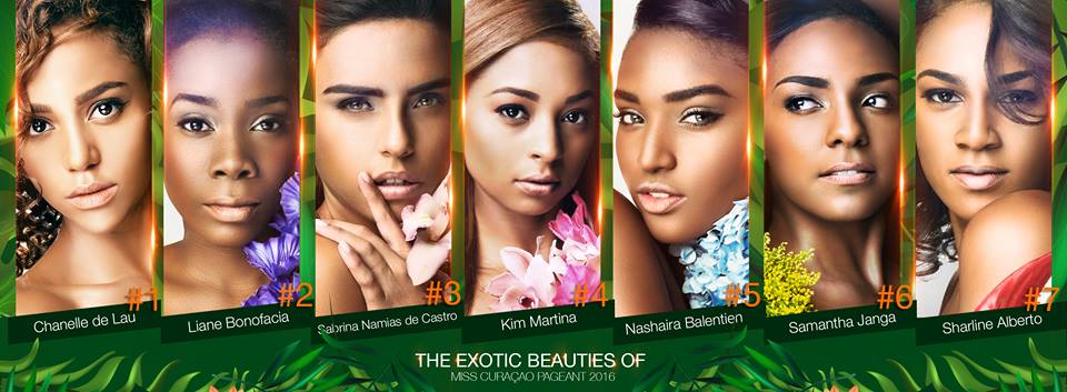 Coridja Stars Productions a presentá, 7 Beyesa ku lo kompetí pa Miss Curaçao 2016.