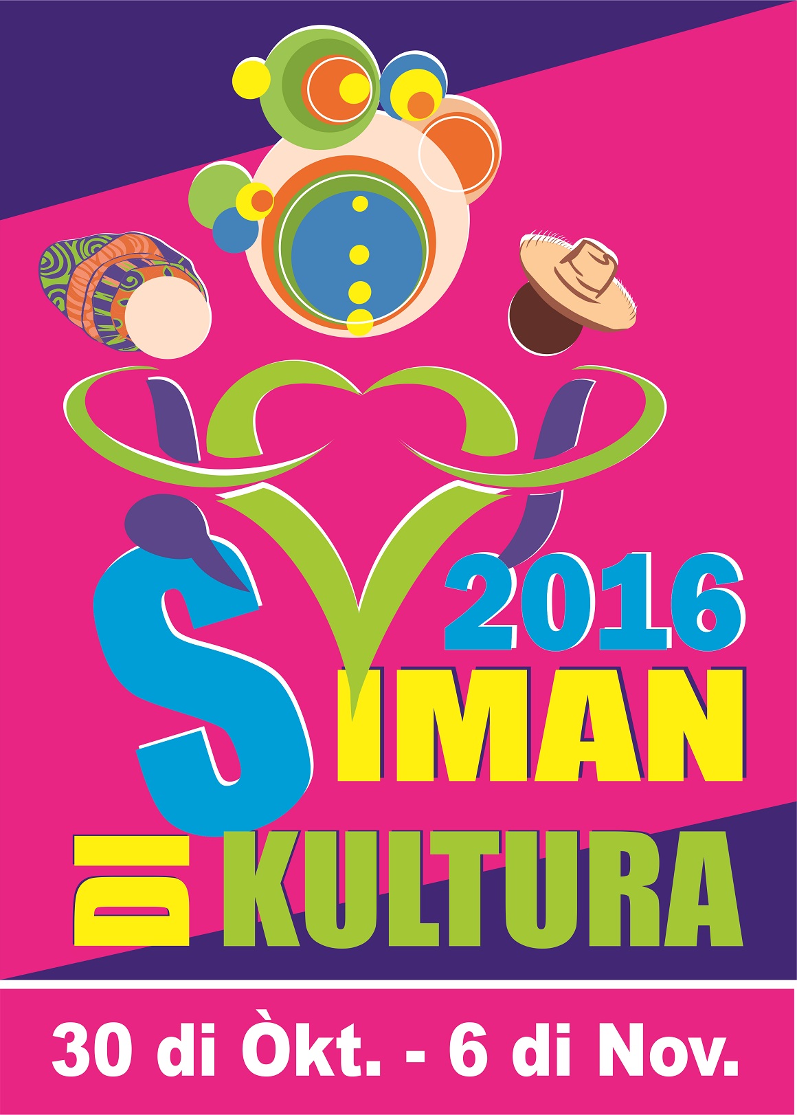Siman di Kultura di 30 di Òktober pa 6 di Novèmber 2016