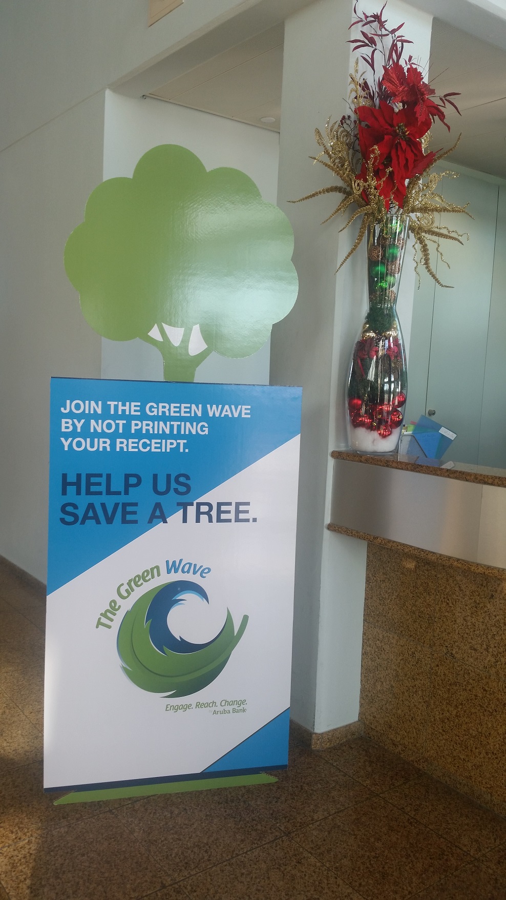 Aruba Bank ta Inicia cu Campaña pa Sostene Medio Ambiente
