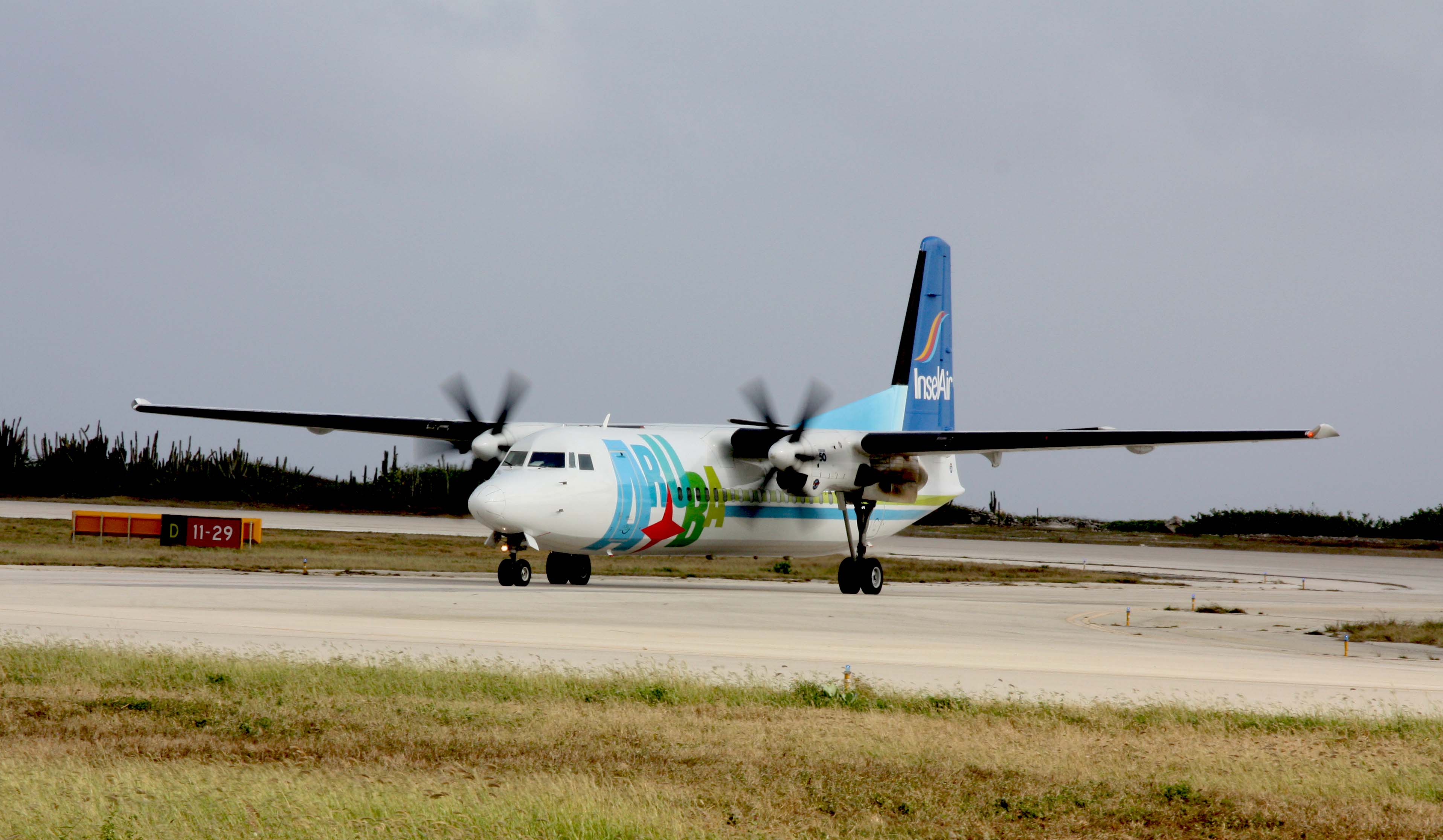 Inspection aircraft InselAir Aruba by Department of Civil Aviation of Aruba
