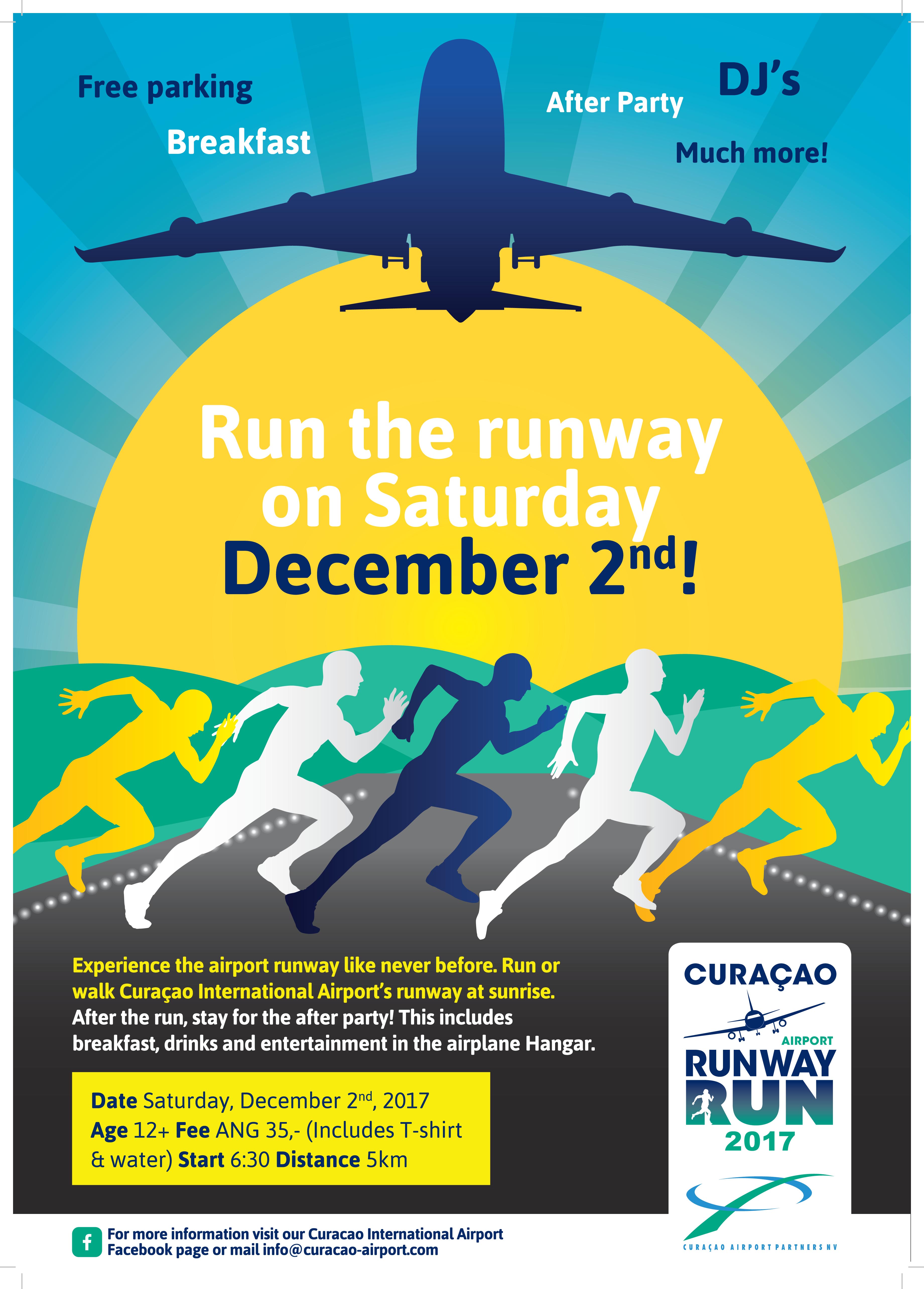 Don’t miss the most unique sport event in the Caribbean:  CAP’s ‘Run the Runway’!