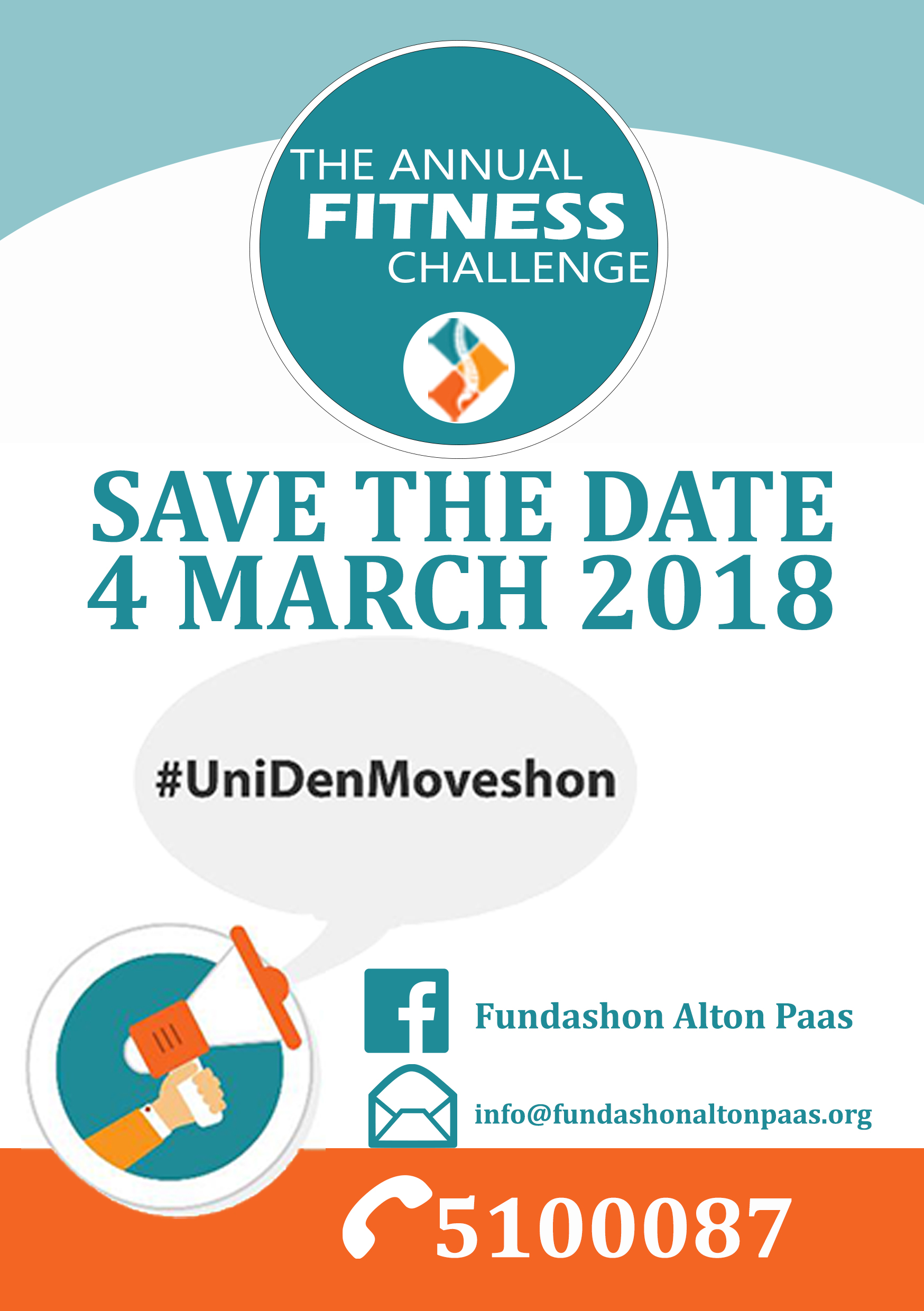 4 Mart 2018 di 5 edishon di The Annual Fitness Challenge ku tema: