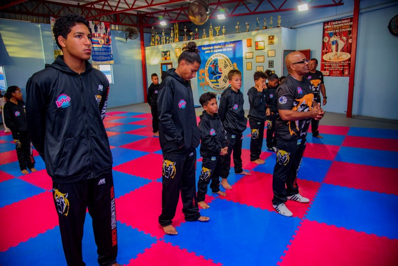 Fundacion Lotto pa Deporte yudando taekwondo sigui crece