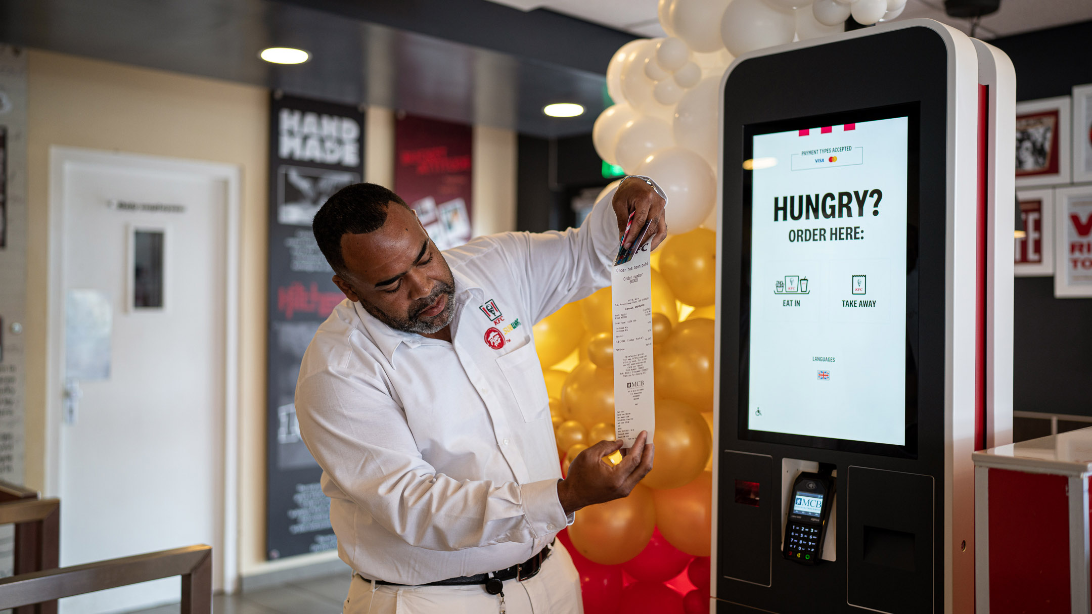 KFC ta integrá pago di MCB na ‘Smart Kiosk’