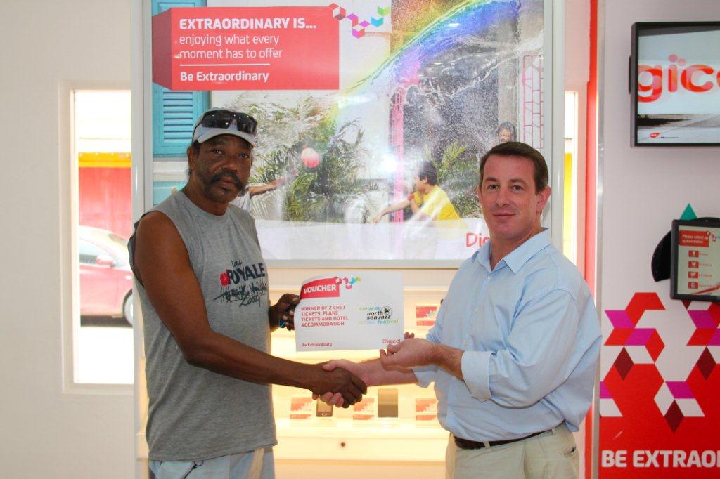 Edward Bernabela rumbo Kòrsou  pa disfrutá di CNSJ ku Digicel