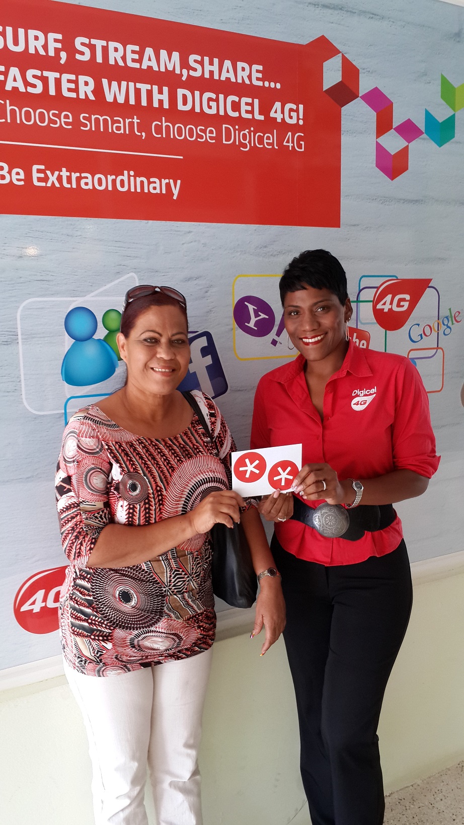 Jessica Abraham ta gana ku ‘Text 2 Win’ di Digicel