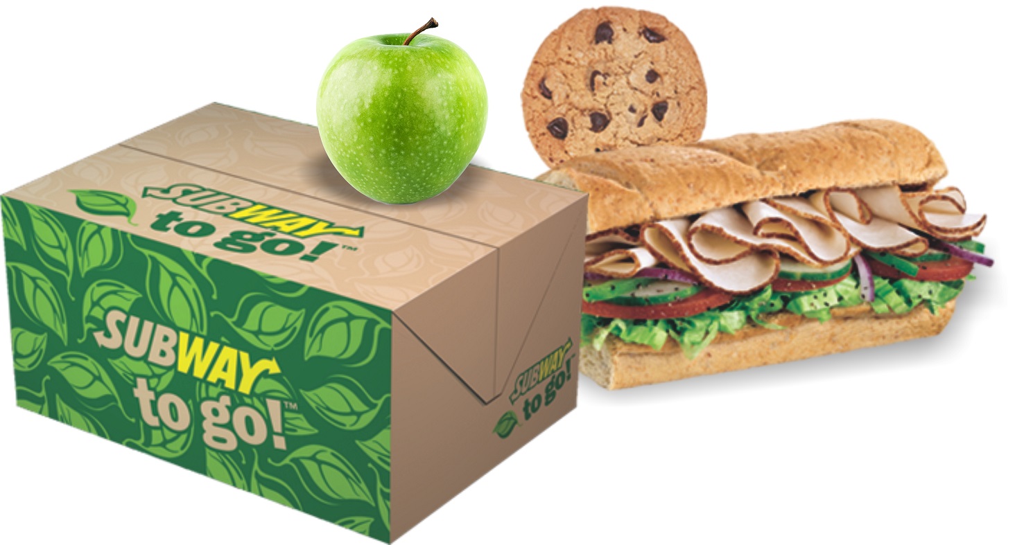 Subway to Go!™ Meal  lo skor sigur durante  di temporada Kopa Mundial Brazil 2014