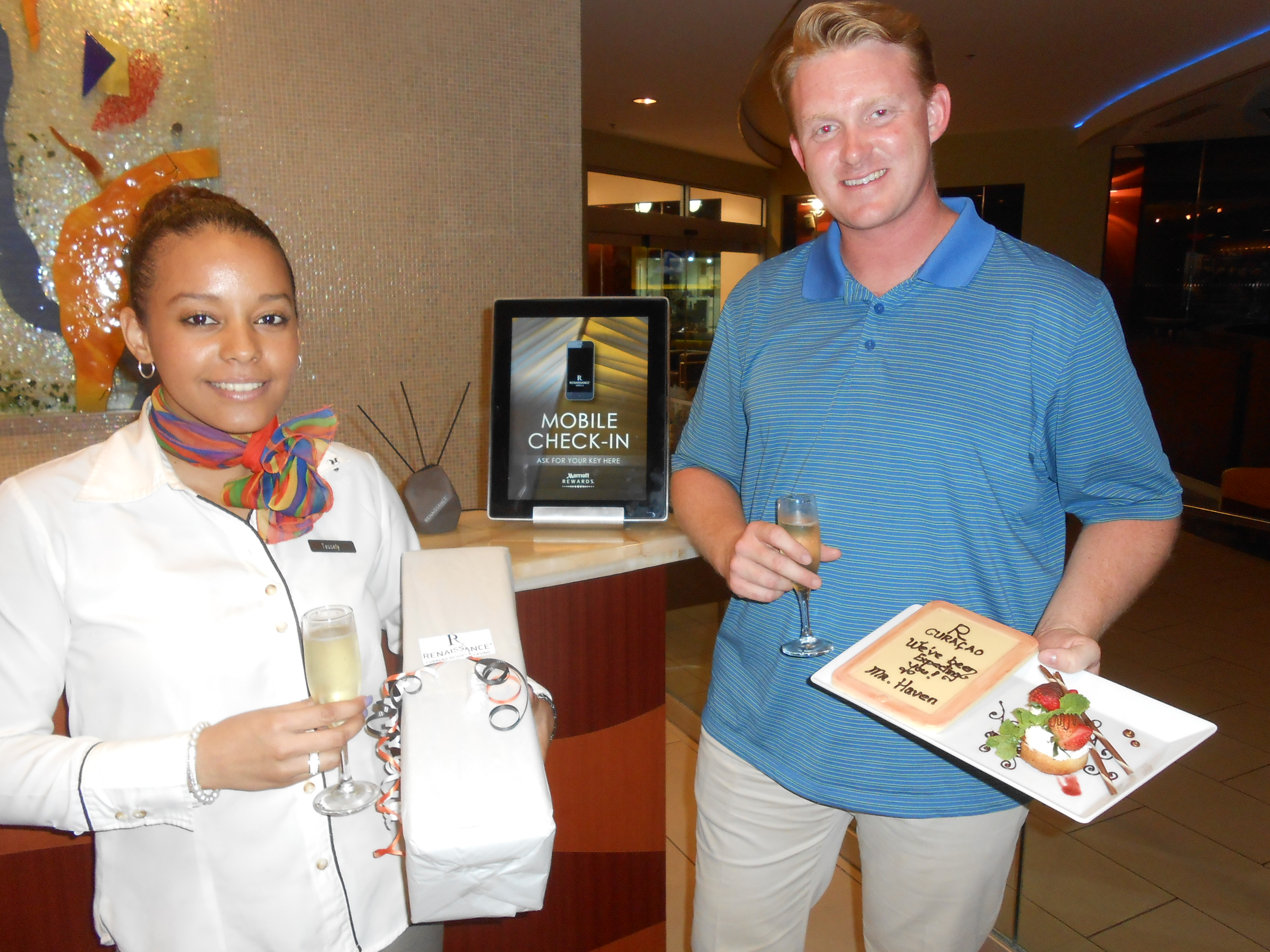 Renaissance Curaçao Resort & Casino  ta hasi introdukshon di Mobile Chek-In