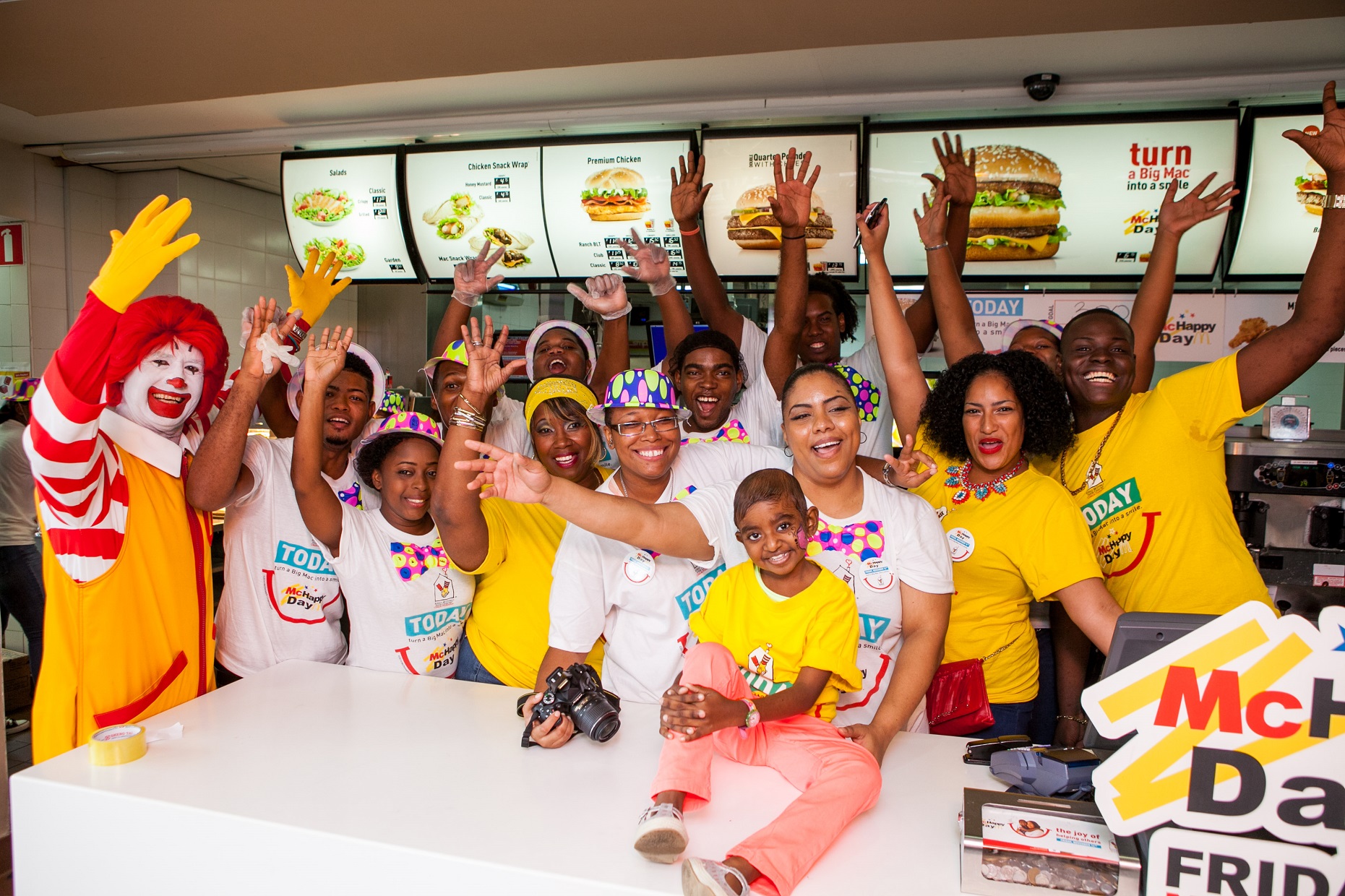 McHappy Day 2014 tin un rekòrt nobo ku un total di Fls.68,622,-  recauda  pa un bon kousa