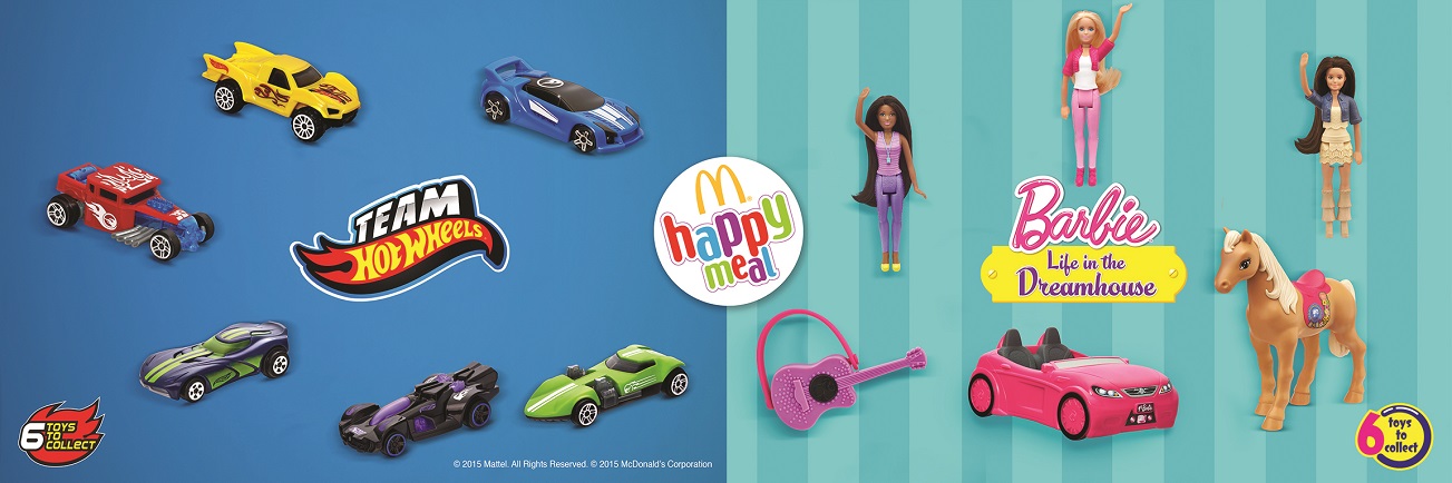 barbie hot wheels mcdonalds
