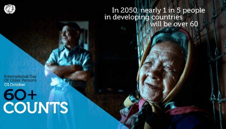 25th International Day of Older Persons Tin como tema “Sostenibilidad y Inclusion di Edad den e Medio Ambiente di Ciudad”