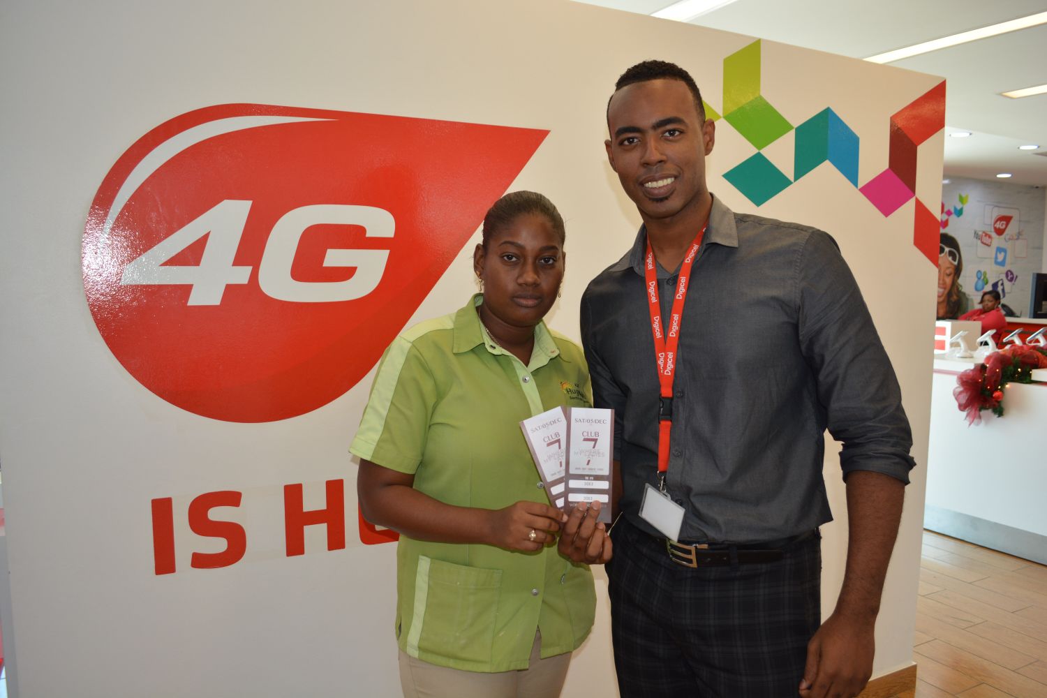 Digicel regalando hopi premio riba social media