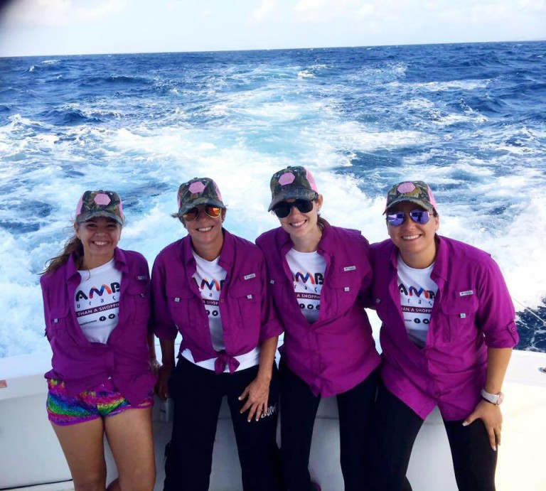 Female anglers team at CYC Fishing Tournament March