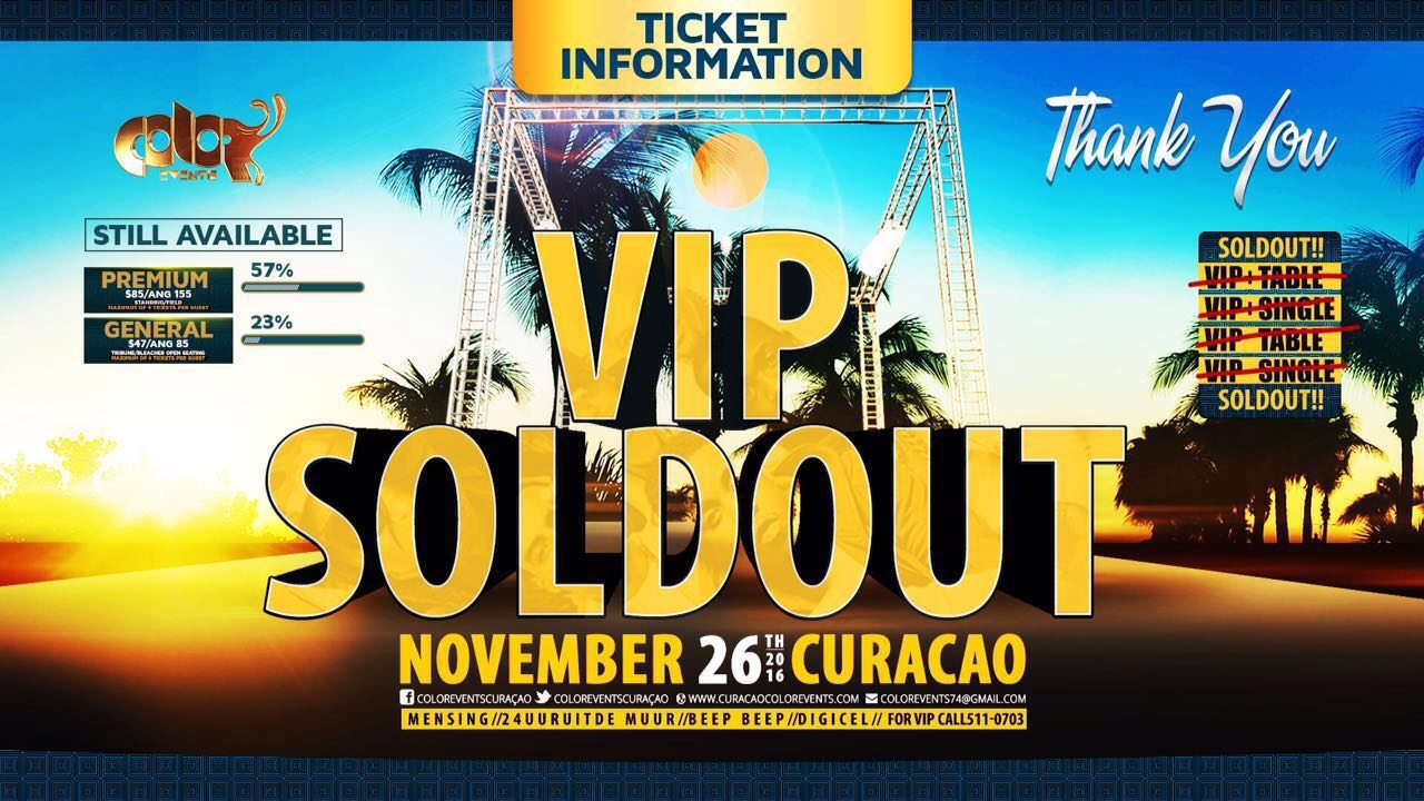 Flyer Color Events VIP Sold Out