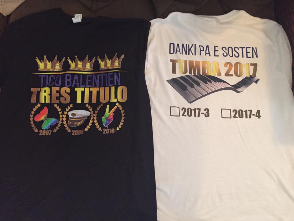 ENTREGA DI DONASHON DI KAMPANJA T-SHIRT DI  REI DI TUMBA 2016