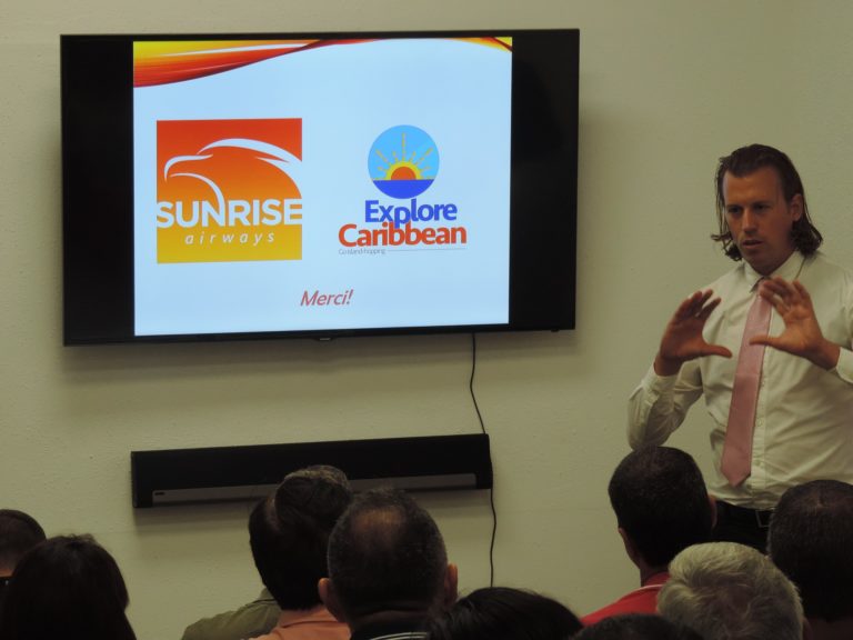Pic Presentatie Sunrise Airways na FTZ Korsou 2