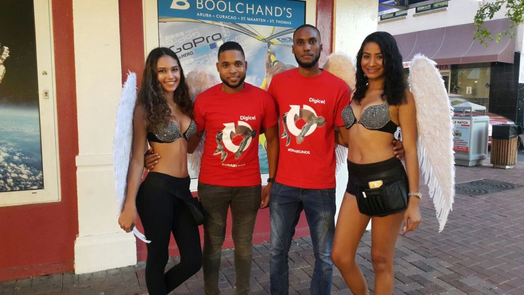 Digicel Scavenger Hunt a resultá un  éksito rotundo bou di e hóbennan