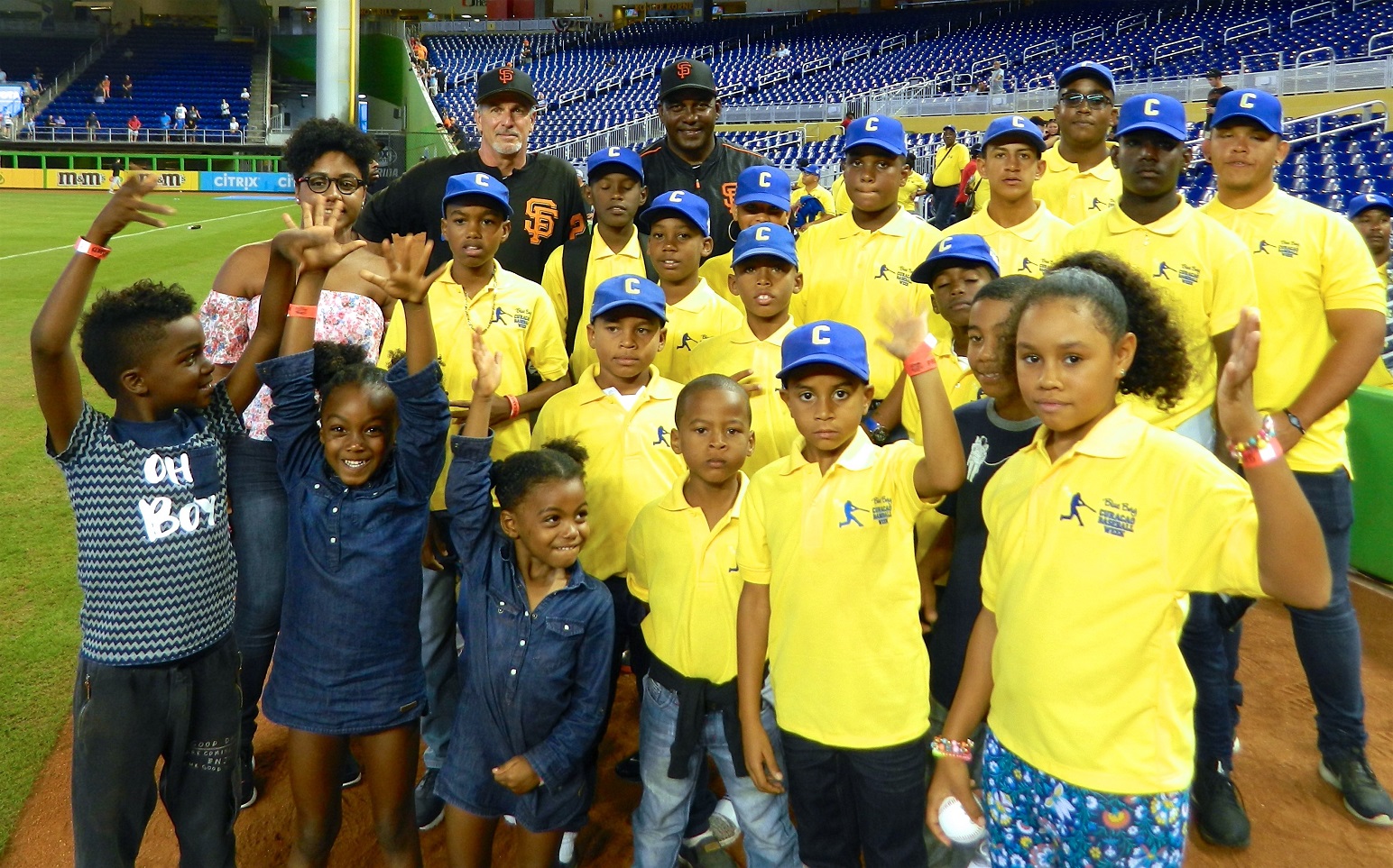 Talentonan di CBW a eksperensha Miami Marlins vs. San Francisco Giants