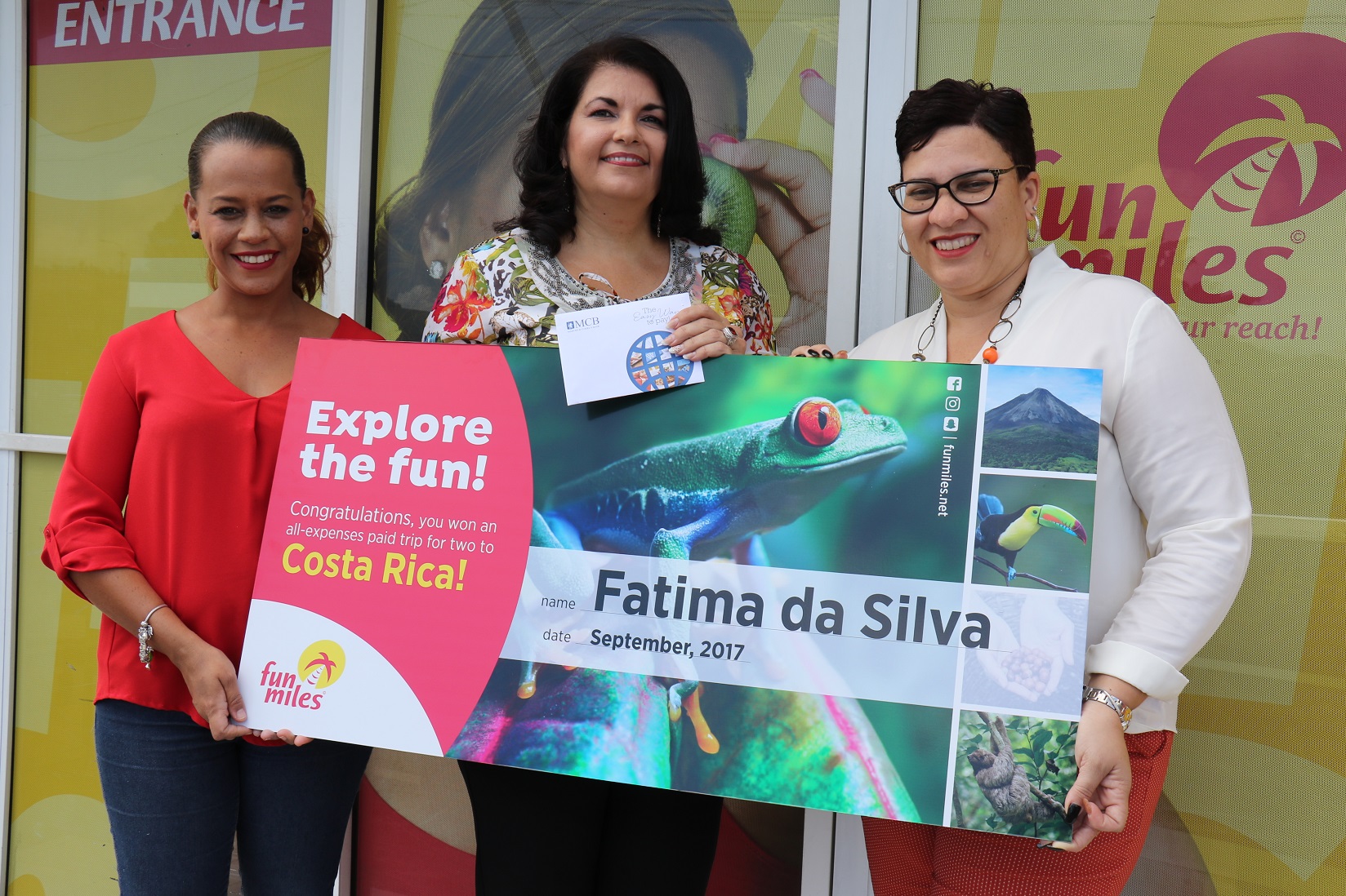 GANADÓ DI FUN MILES TA BAI COSTA RICA