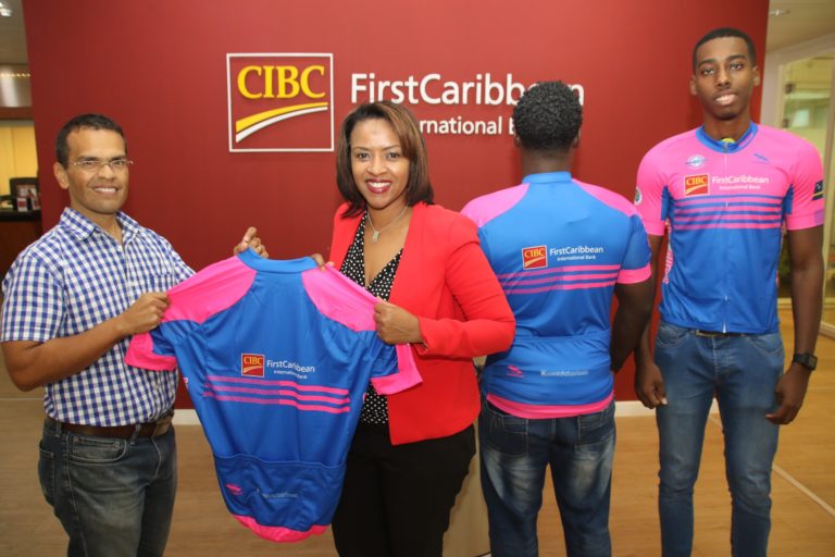 Picture CIBC FirstCaribbean sponsor Pedal Pushers