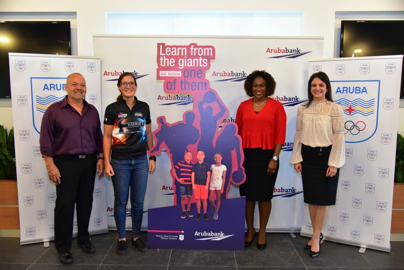 Aruba Bank y Comite Olimpico Arubano ta anuncia Aruba Bank Sport Clinics 2018