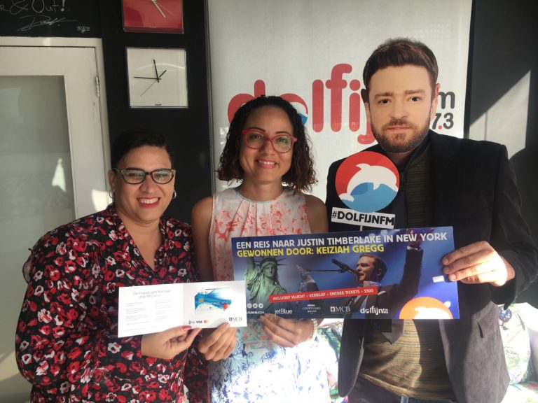 Winnaar Justin Timberlake actie Dolfijn FM