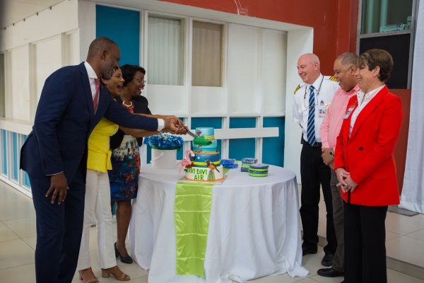 Divi Divi Air a inougurá ofisialmente su ruta nobo  Kòrsou – Aruba – Kòrsou