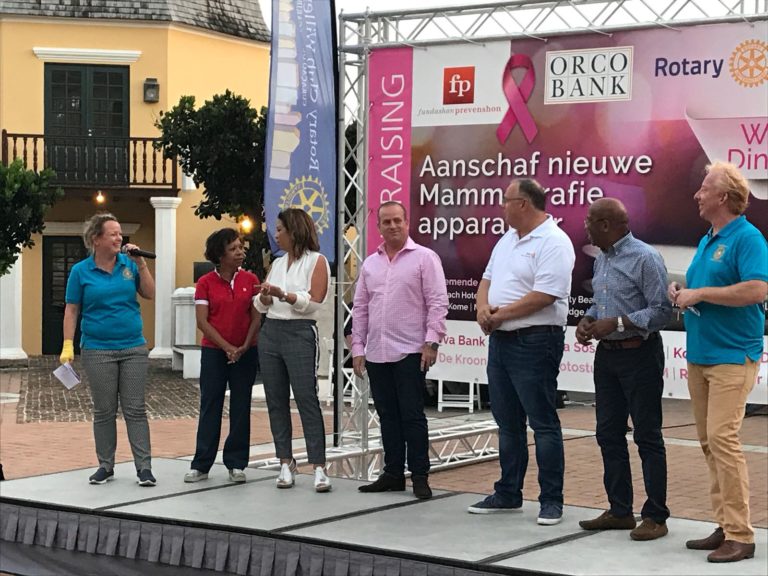 Rotary Walking Dinner - inisio na Avila Beach Hotel ku Rotaryu, Fundashon Prevenshon i spònsernan