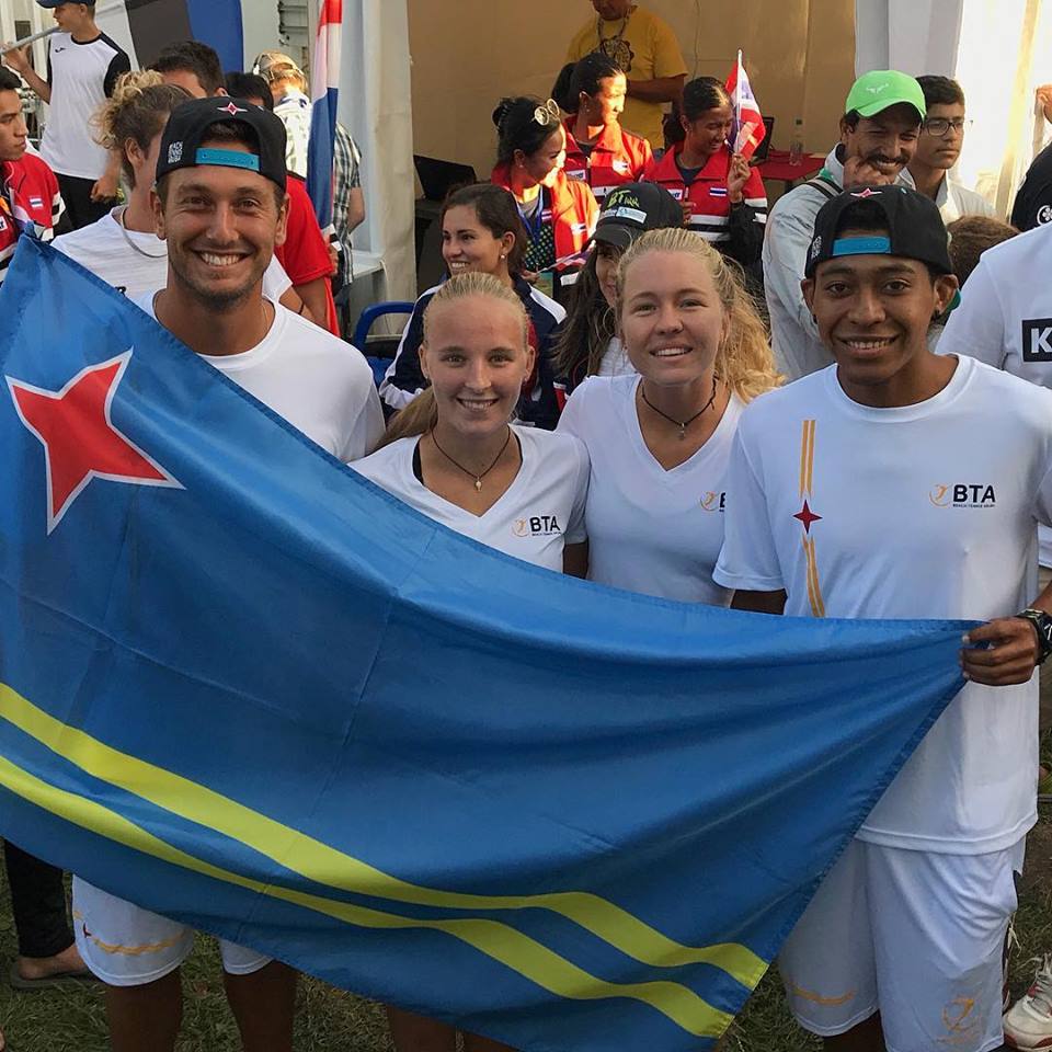 Aruba participando den Mundial di Beach Tennis na Russia