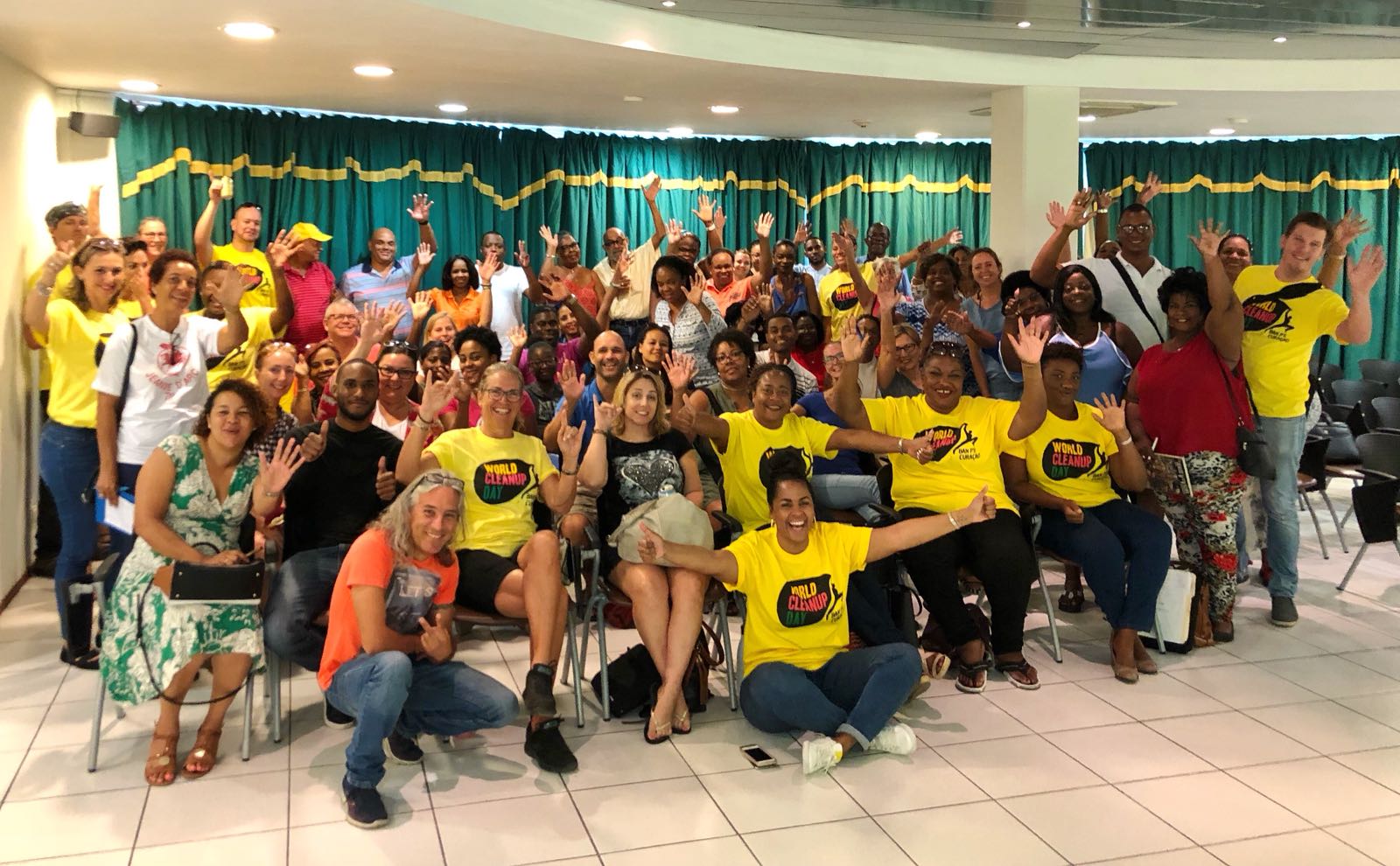 Kòrsou ta tuma parti den akshon di limpiesa mundial “WORLD CLEAN UP DAY”