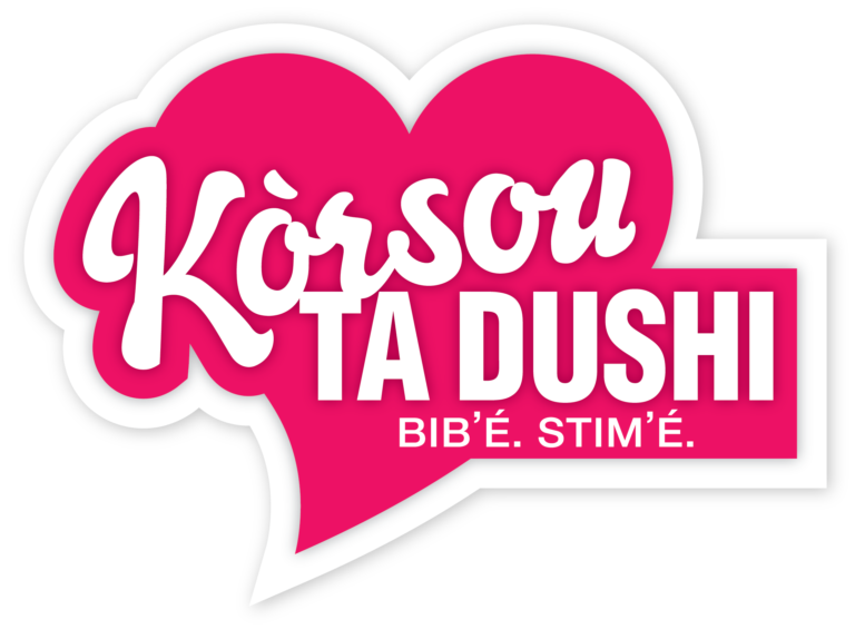 KÒRSOU TA DUSHI - logo with white outline