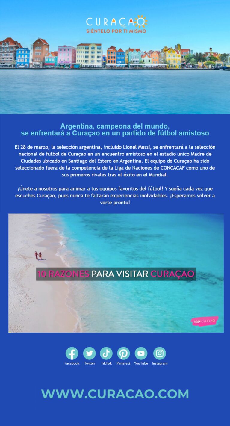 Curaçao to be promotions during friendly match between Curaçao and Argentina L