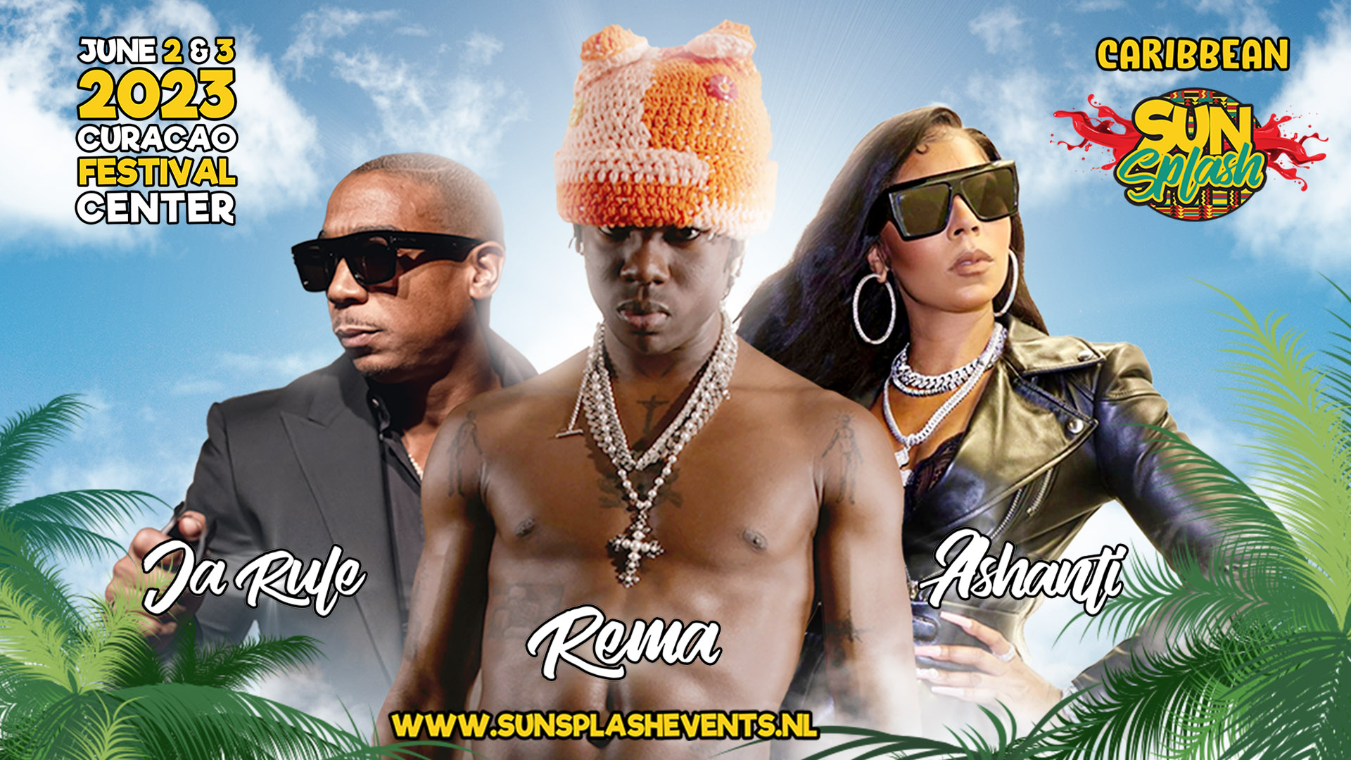 Ashanti, JaRule, Rema i 10 otro artista internashonal mas den Caribbean Sun Splash Festival